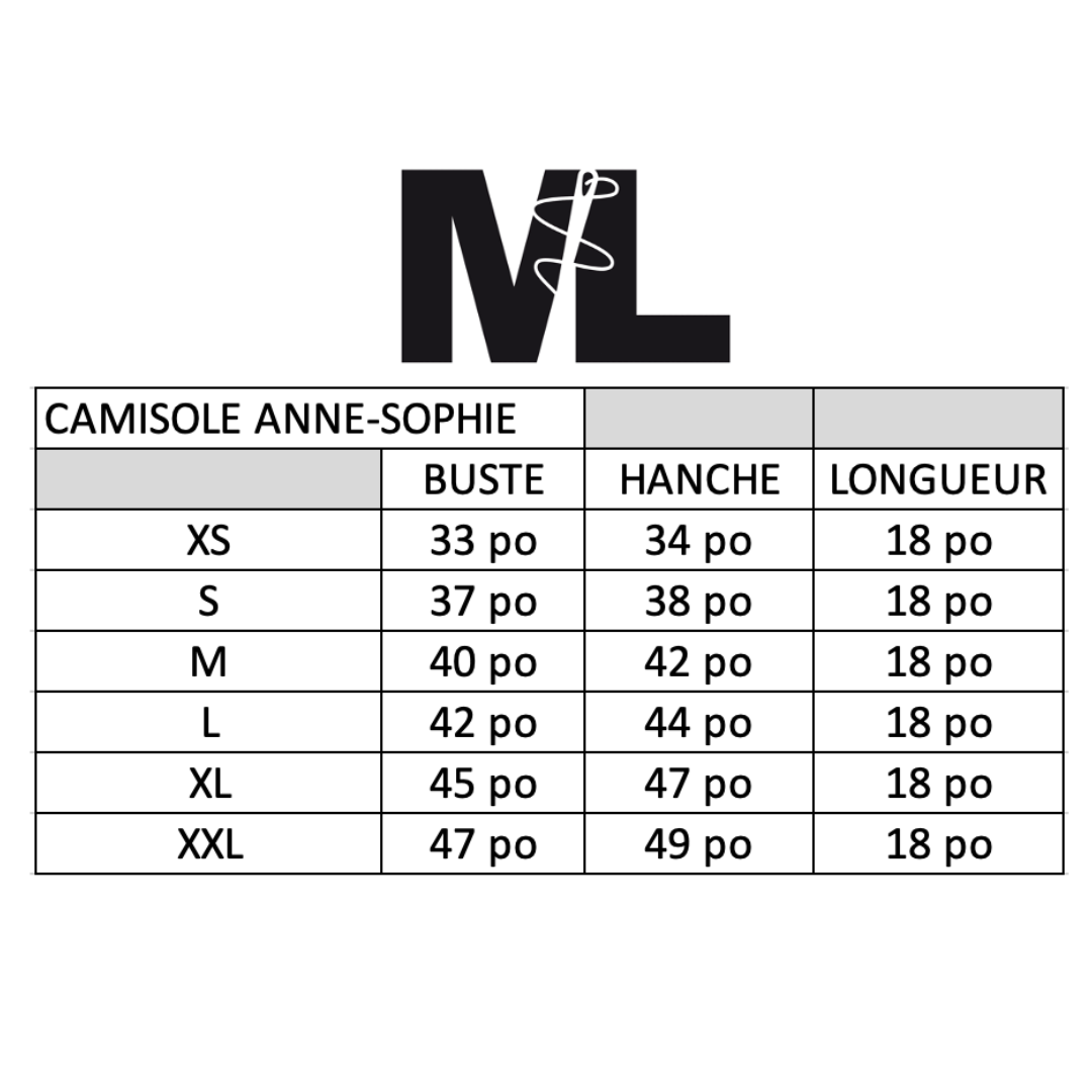 Camisole Anne-Sophie-Dentelle Blanche