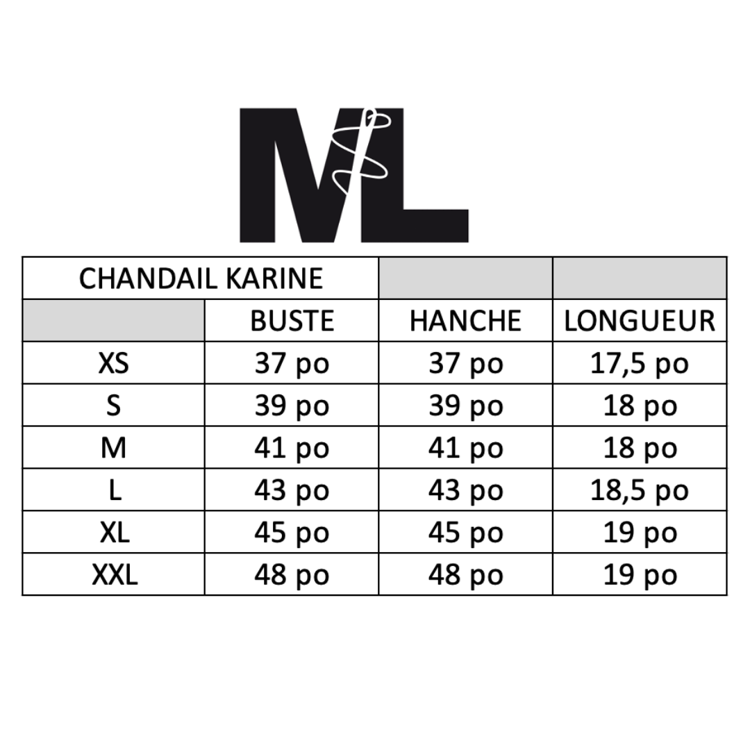 Chandail Karine - Bordeaux