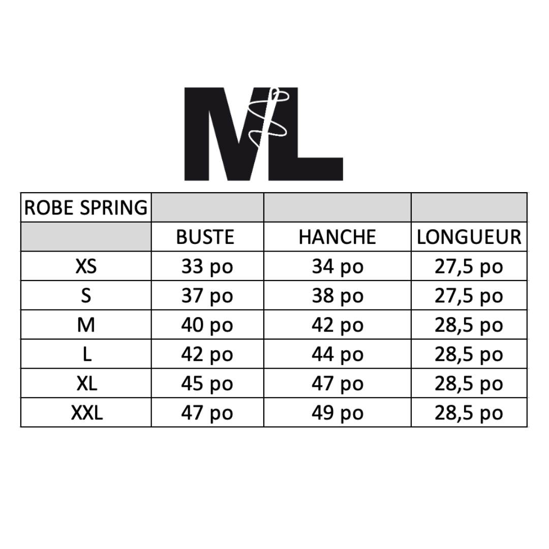 Robe Spring - Noir