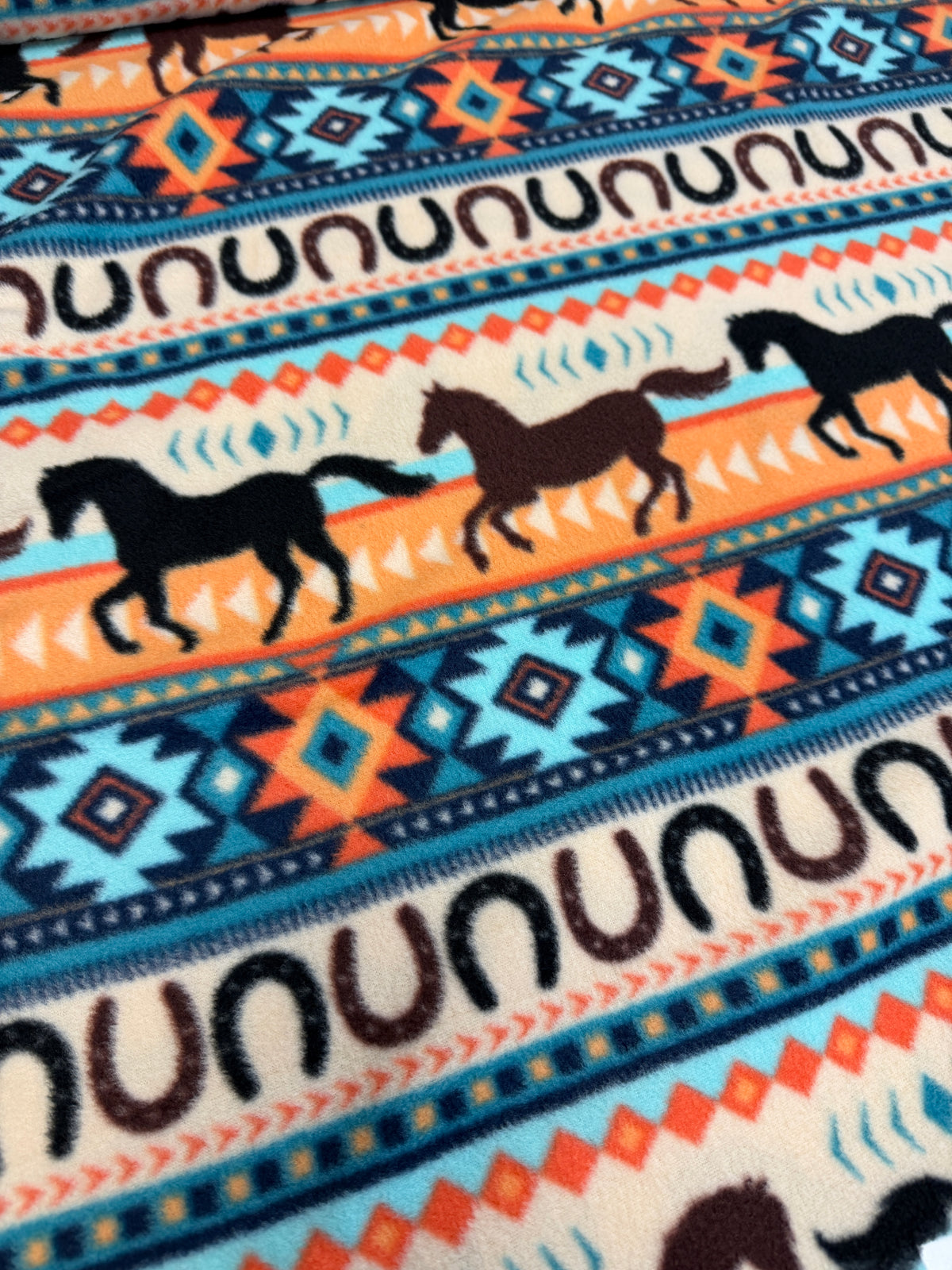 Foulard infini - Chevaux/Fer
