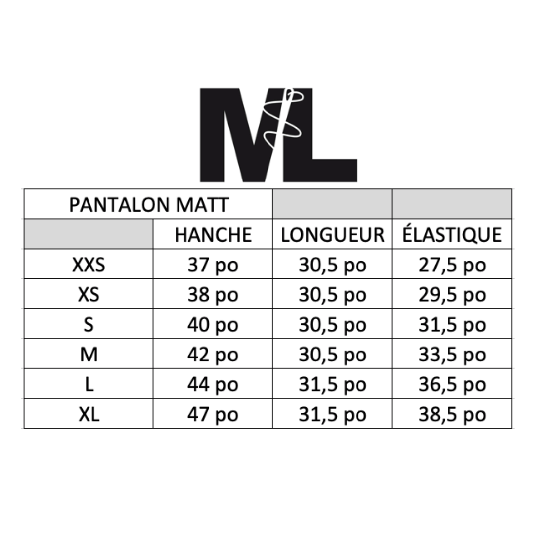 Pantalon Matt - Noir