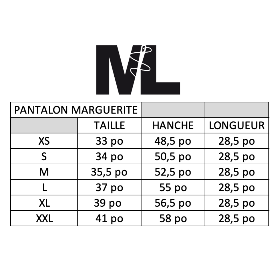 Pantalon Marguerite Sable