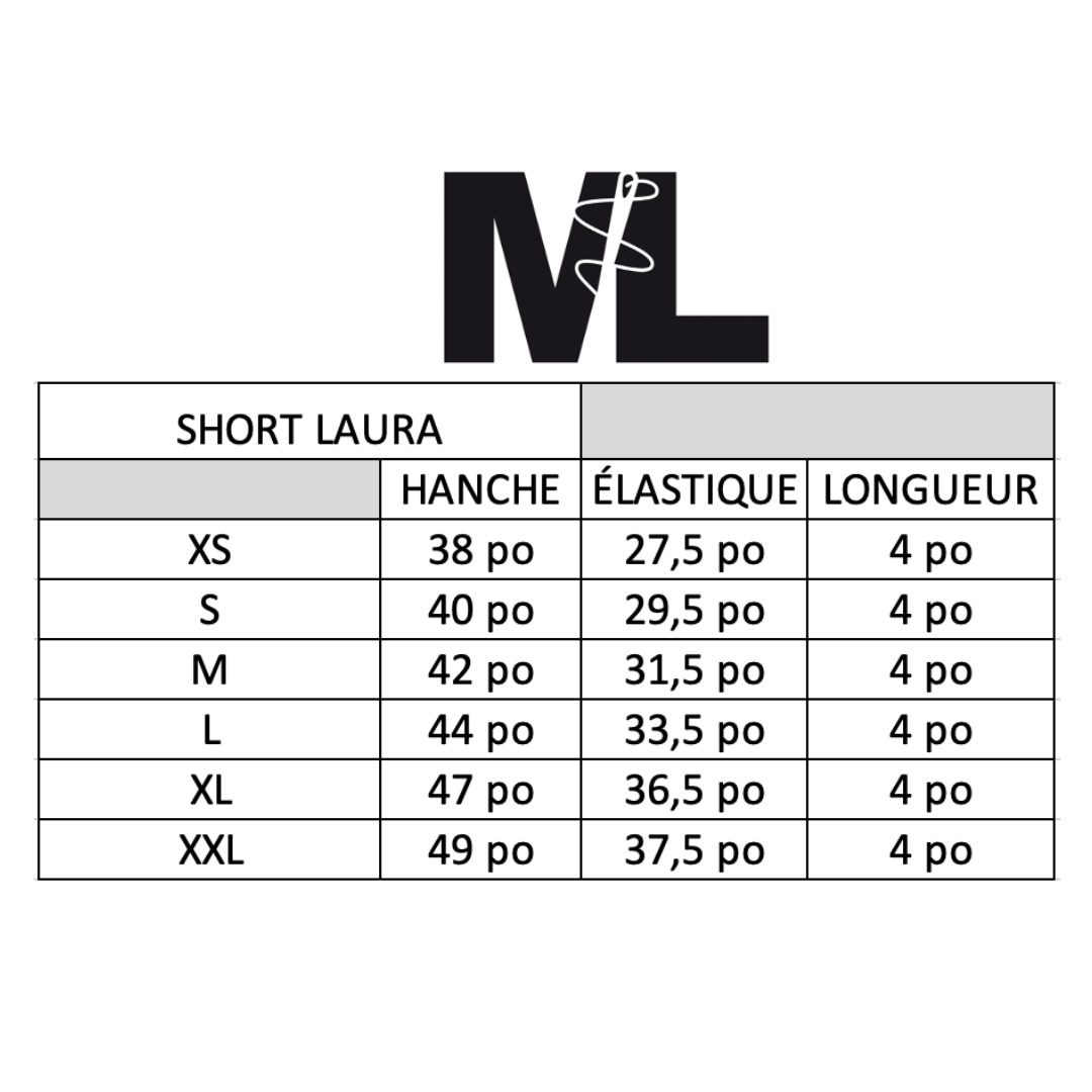 Short Laura-Ligné Beige