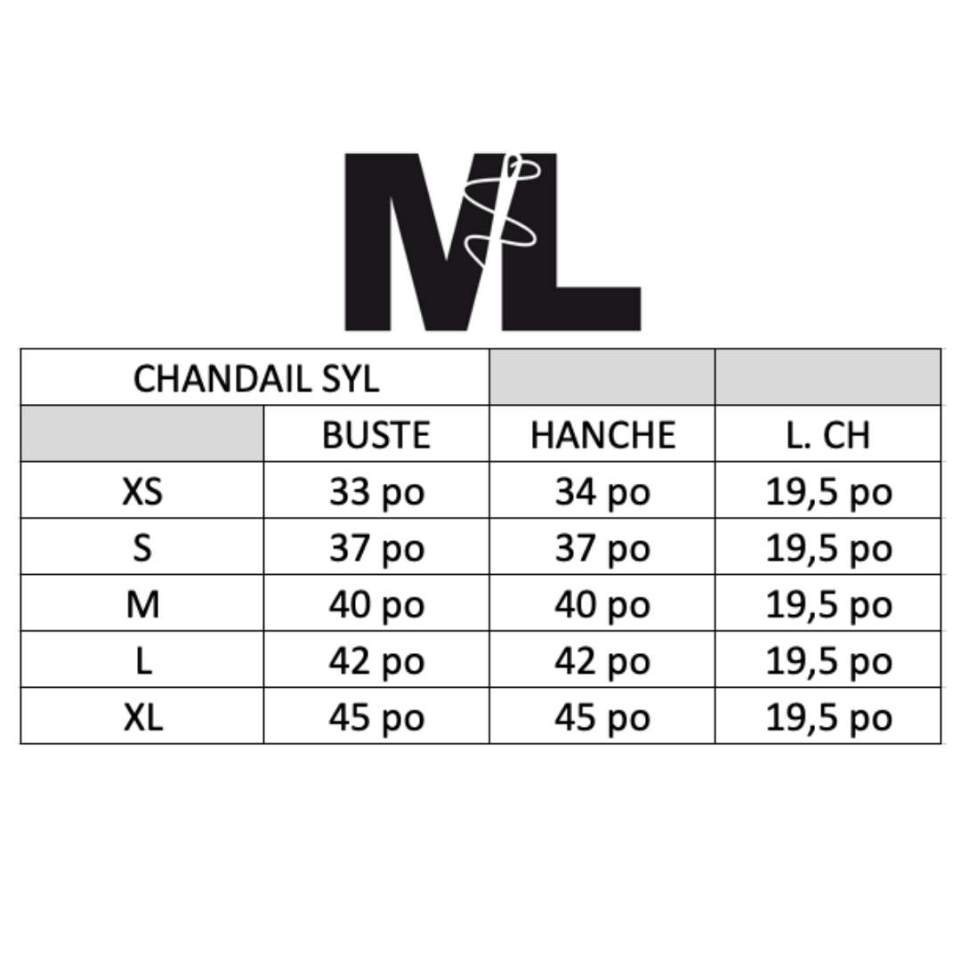 T-Shirt Syl col 2.0 - Dry fit - Blanc