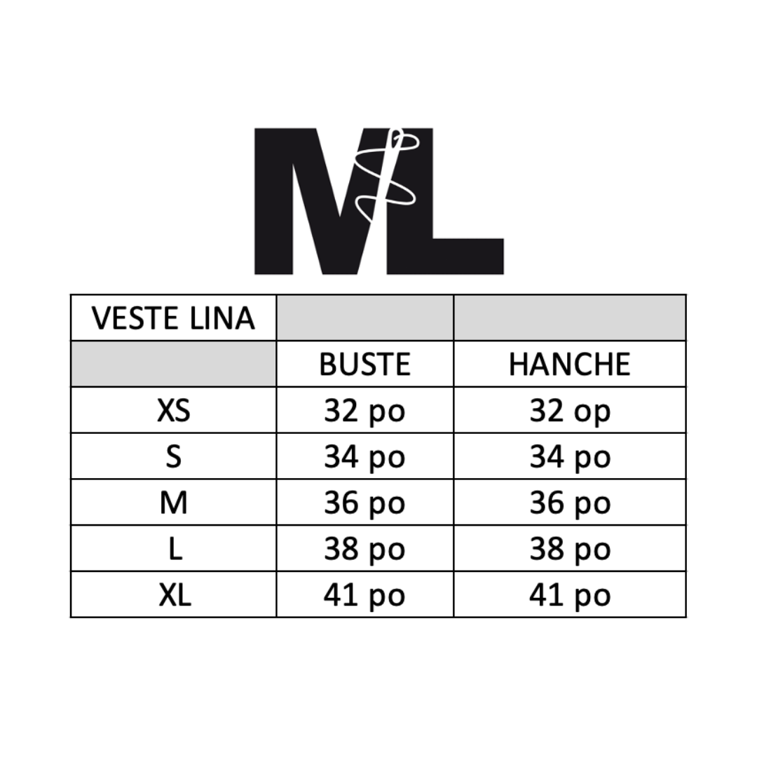 Veste Lina - Sans manches - Fleur printemps