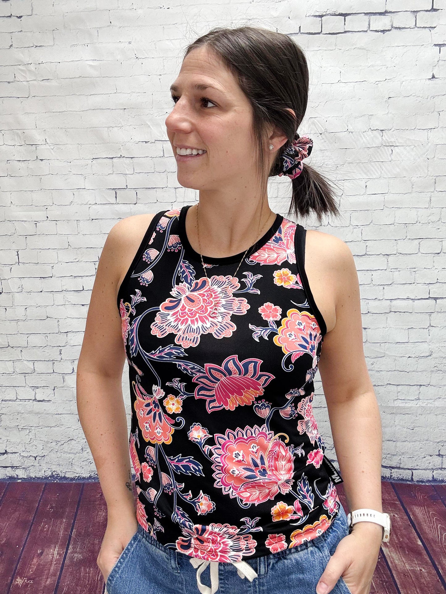 Camisole Nath - Corail/Bleuté