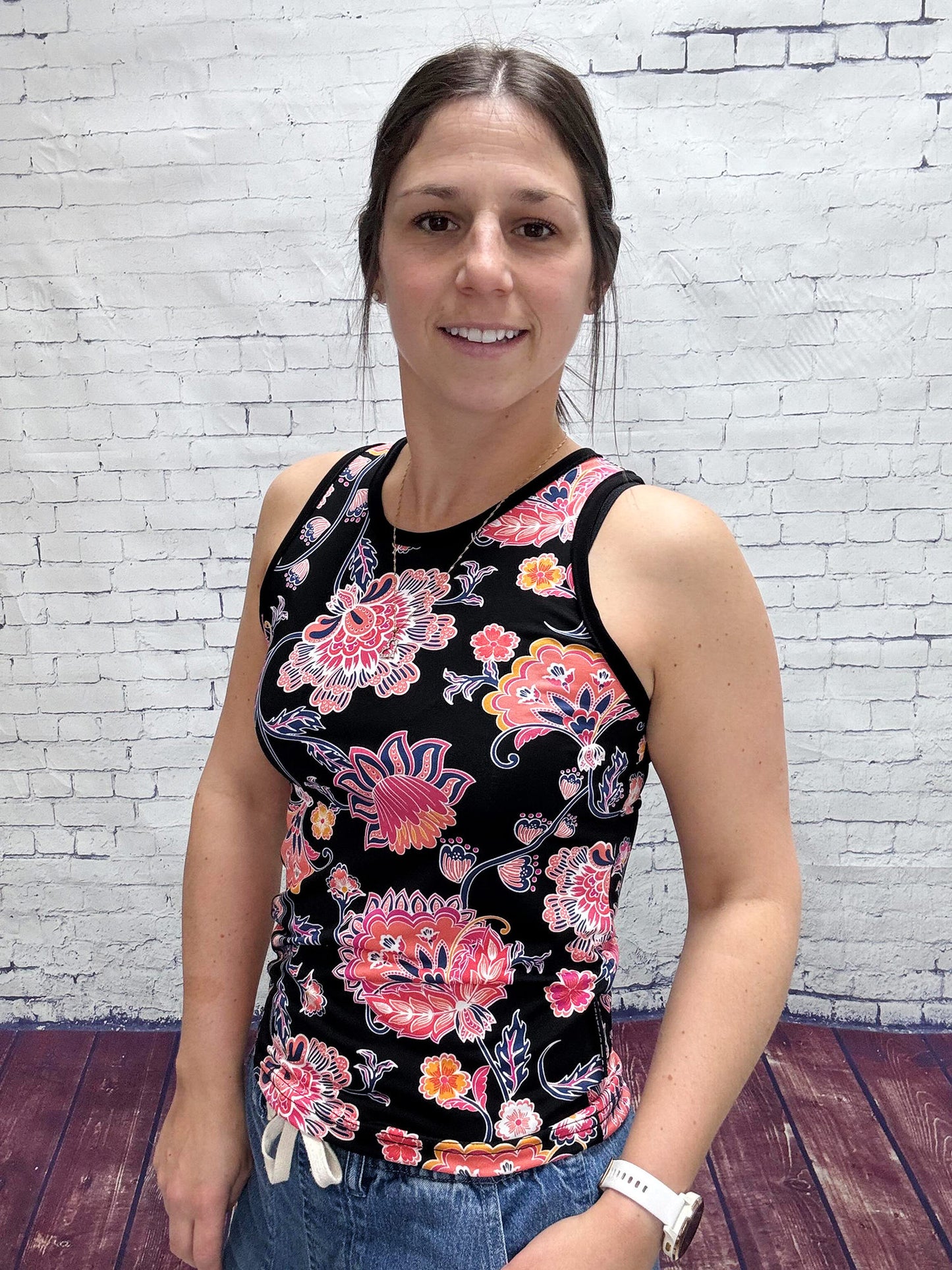 Camisole Nath - Corail/Bleuté