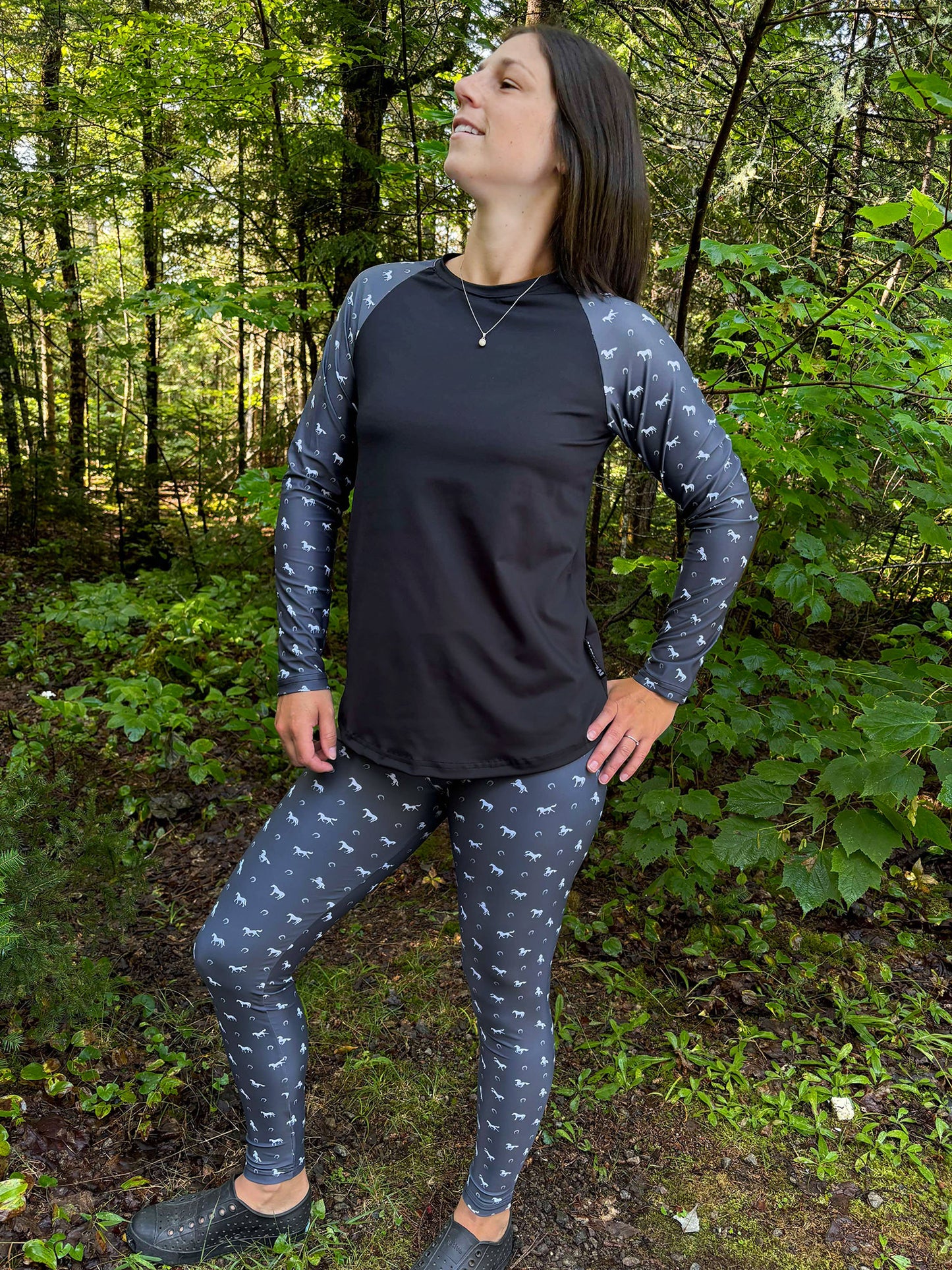 Chandail Élo - Cheval Gris