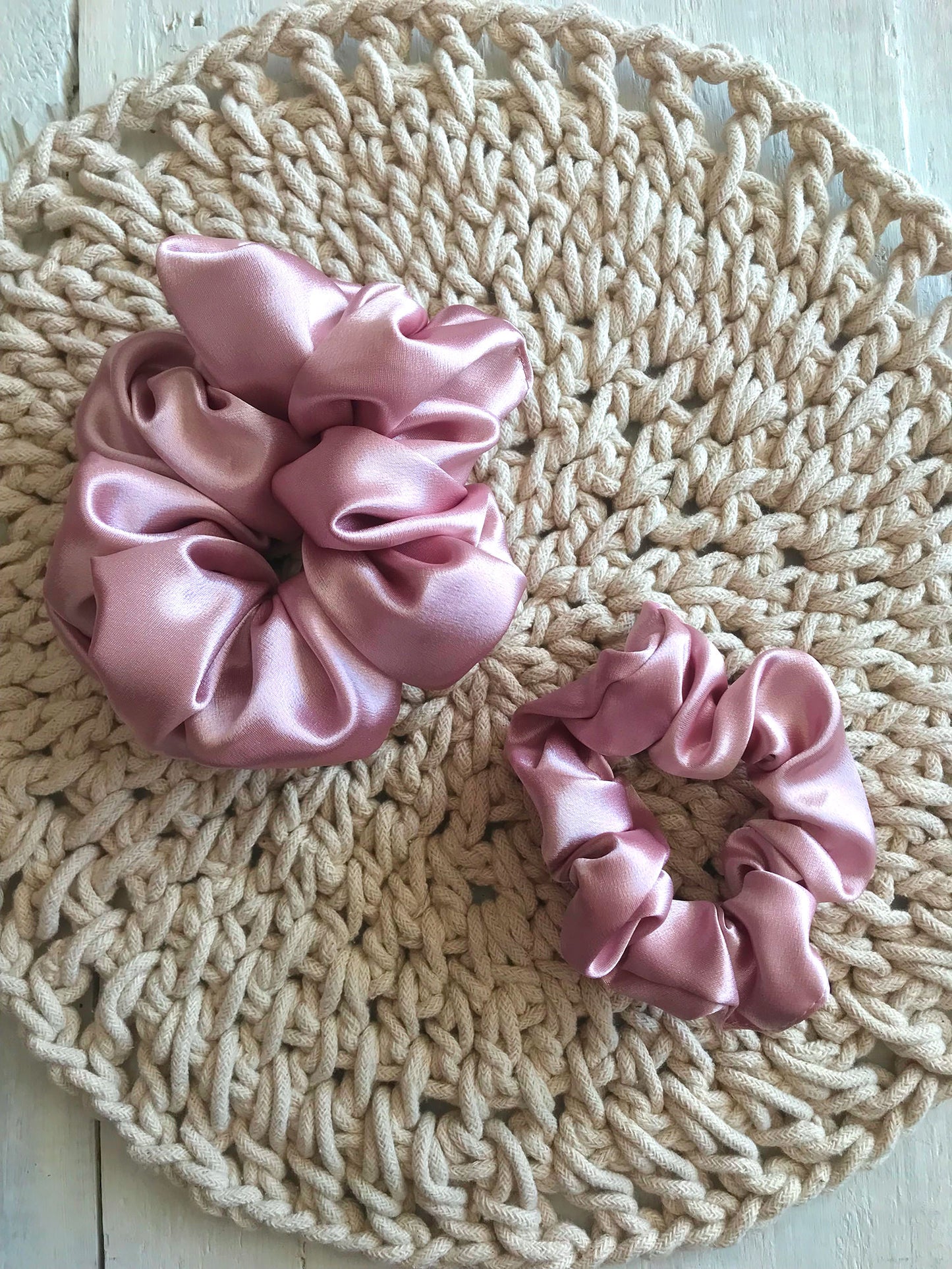 Choux - Rose Cendré - Satin