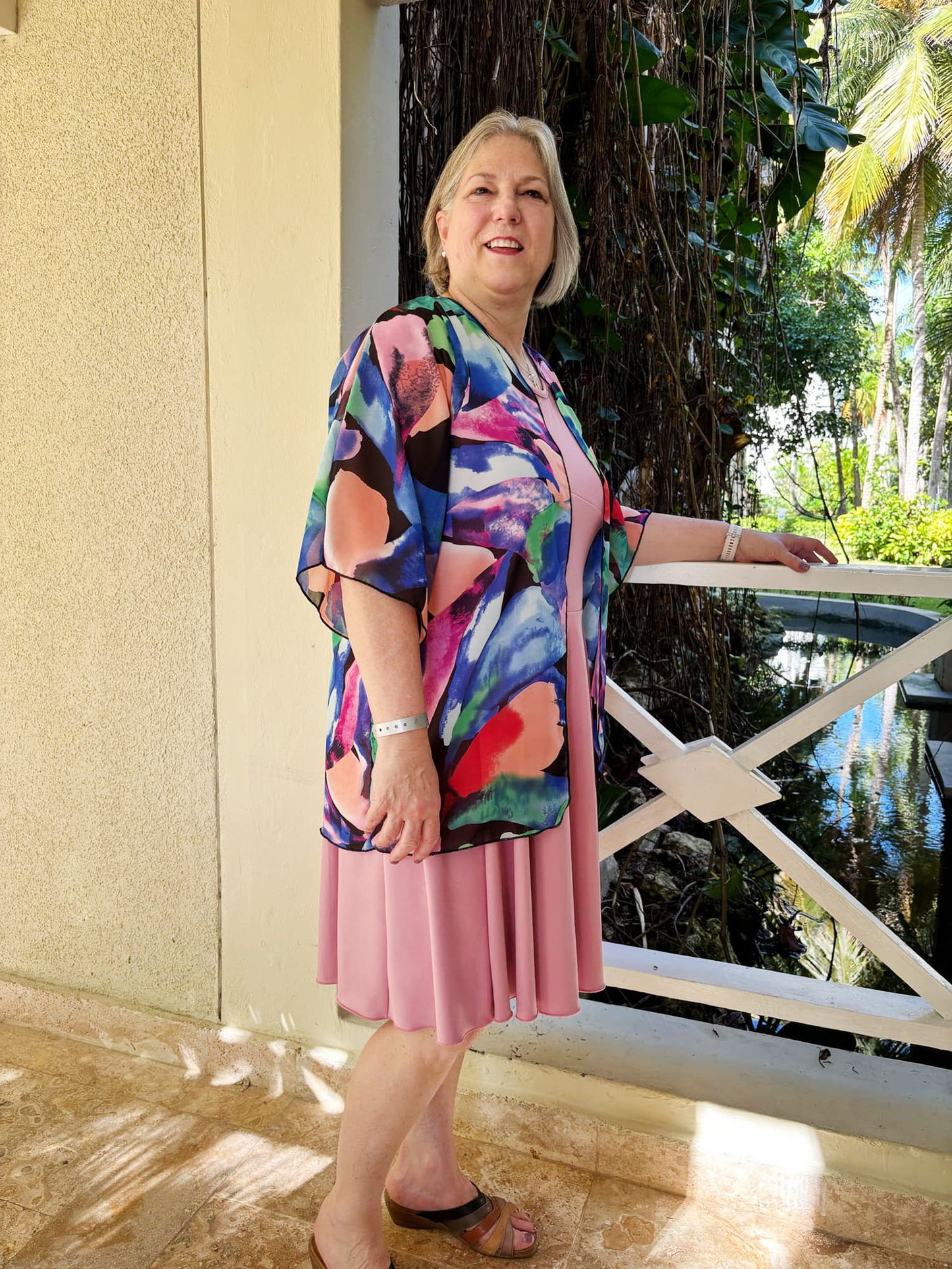 Kimono Émilie - Court - Multicolore