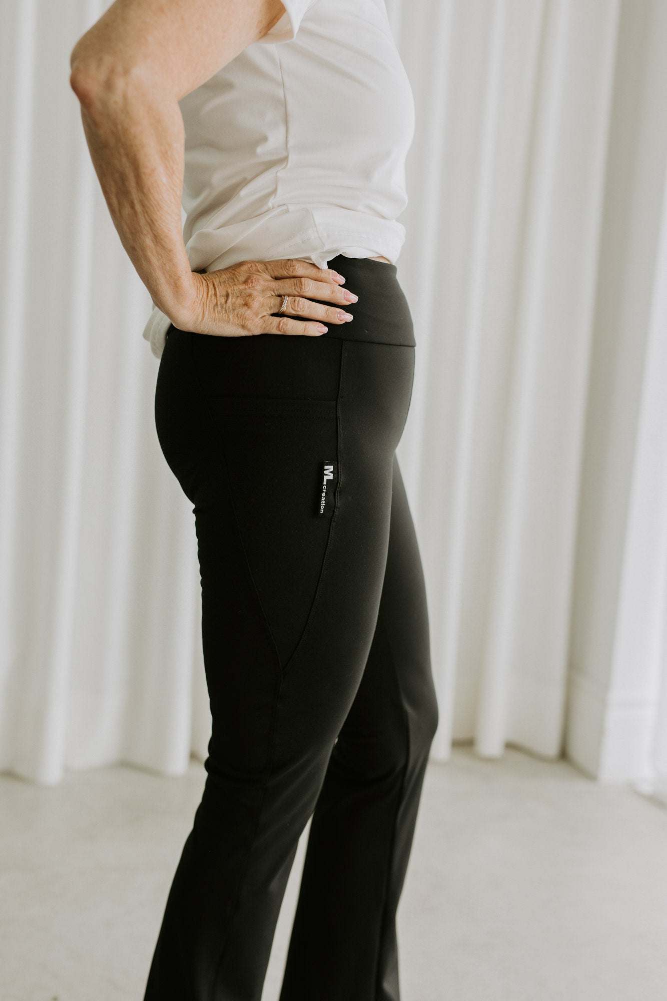 Leggings Retro - Noir mât UV.