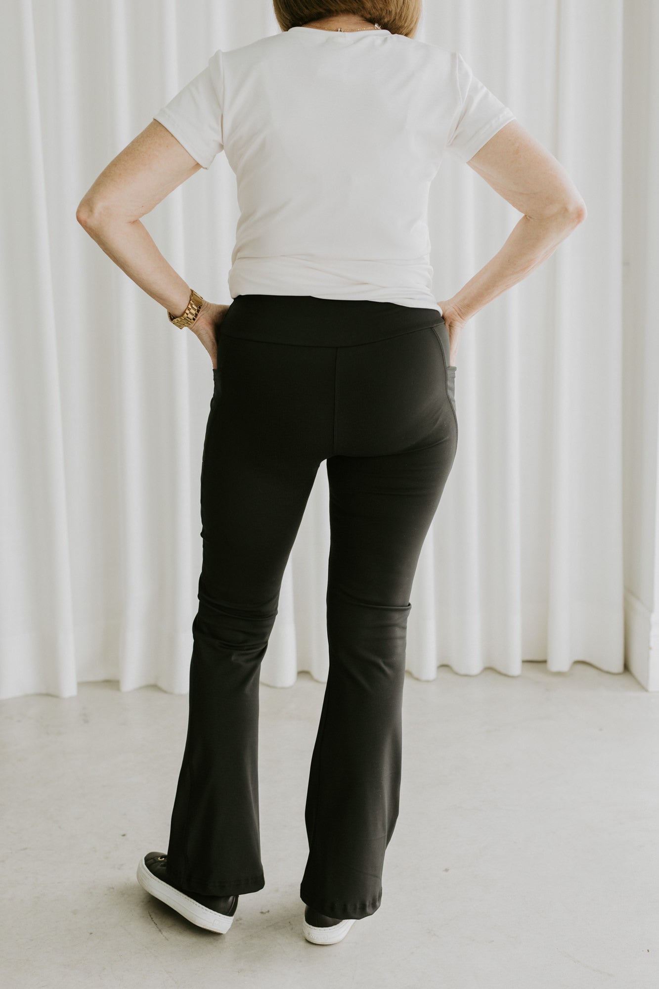 Leggings Retro - Noir mât UV.