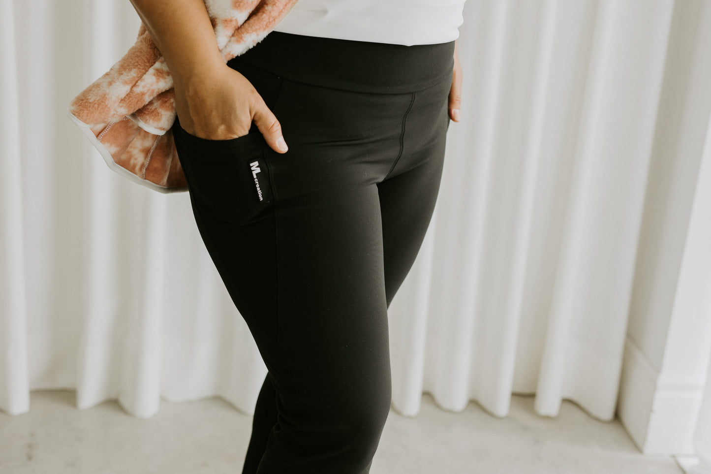 Leggings Retro - Noir mât UV.