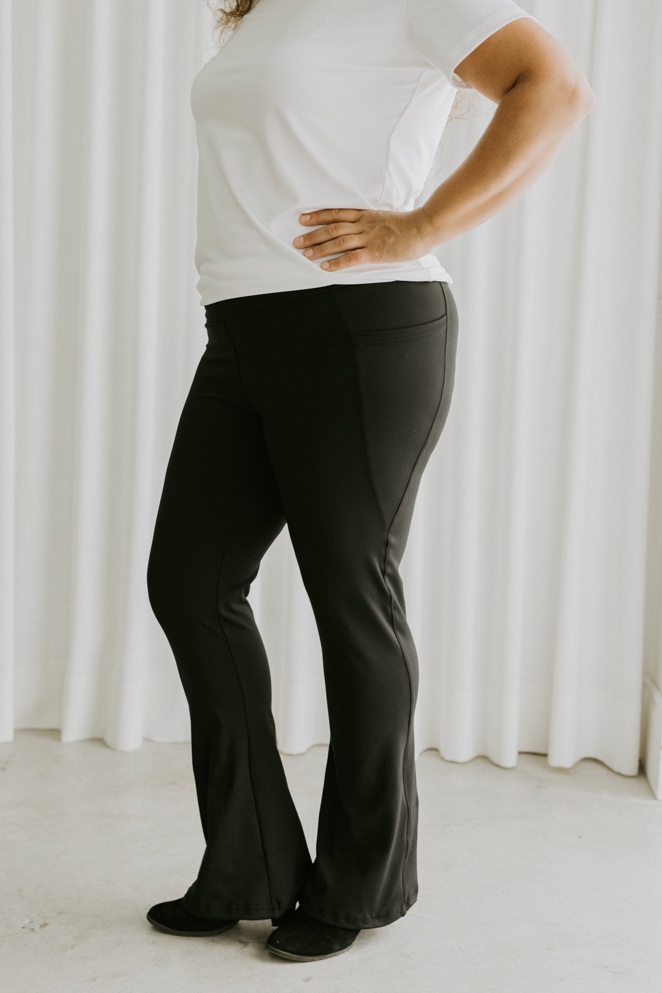 Leggings Retro - Noir mât UV.