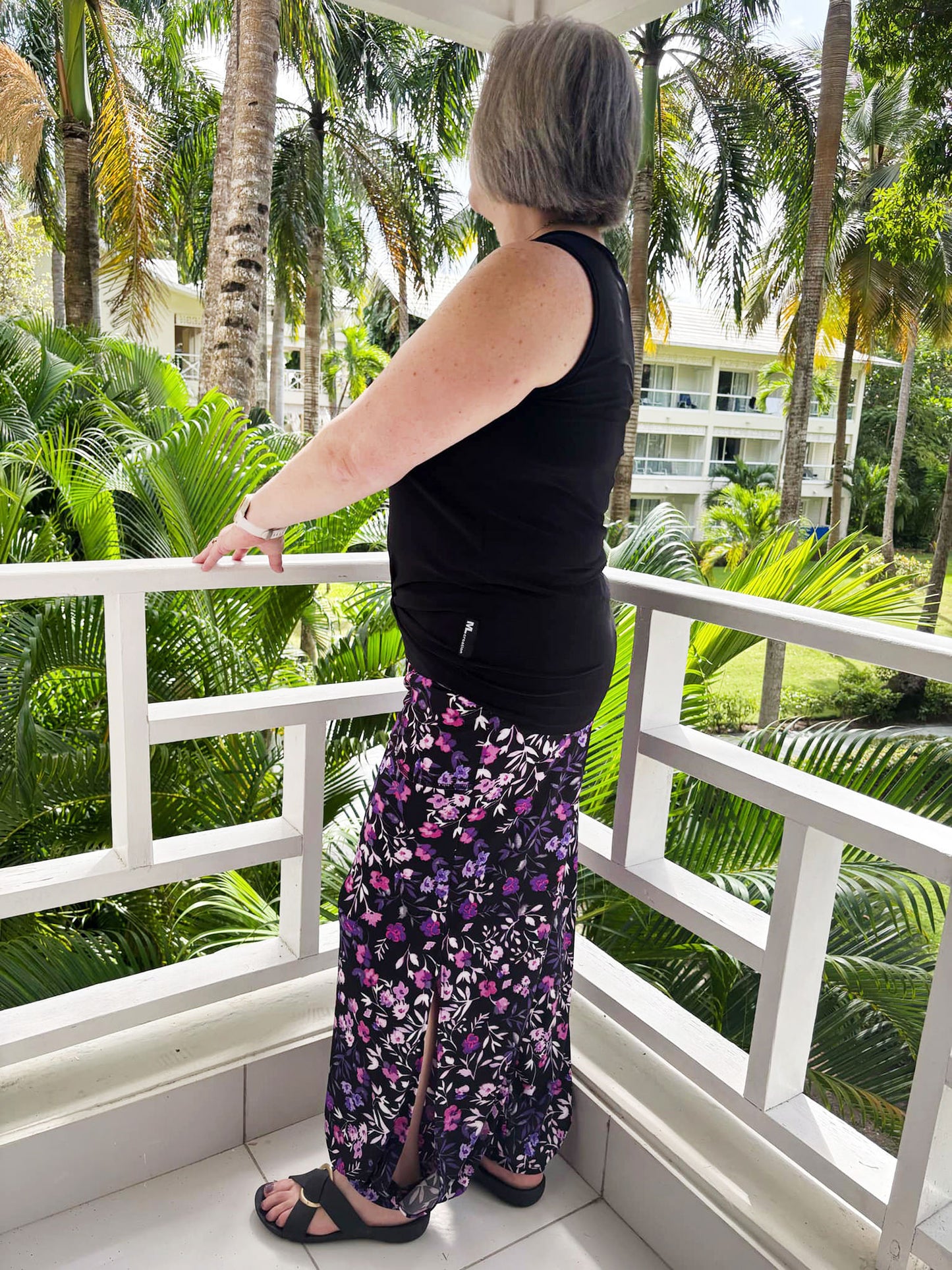 Pantalon Margot-Ouverture-Fleur Lilas