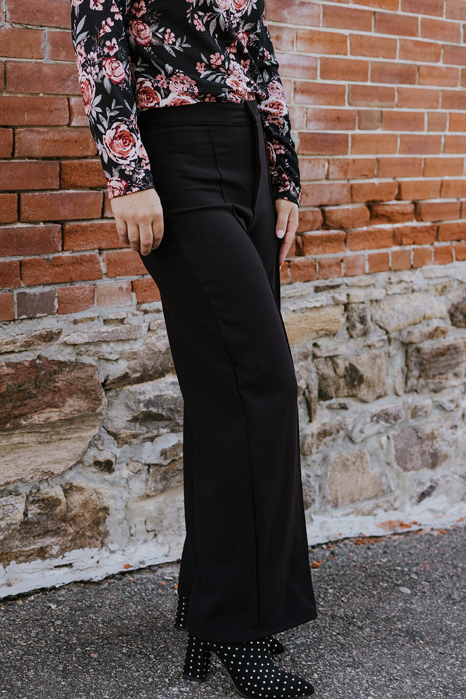 Pantalon Marguerite Noir