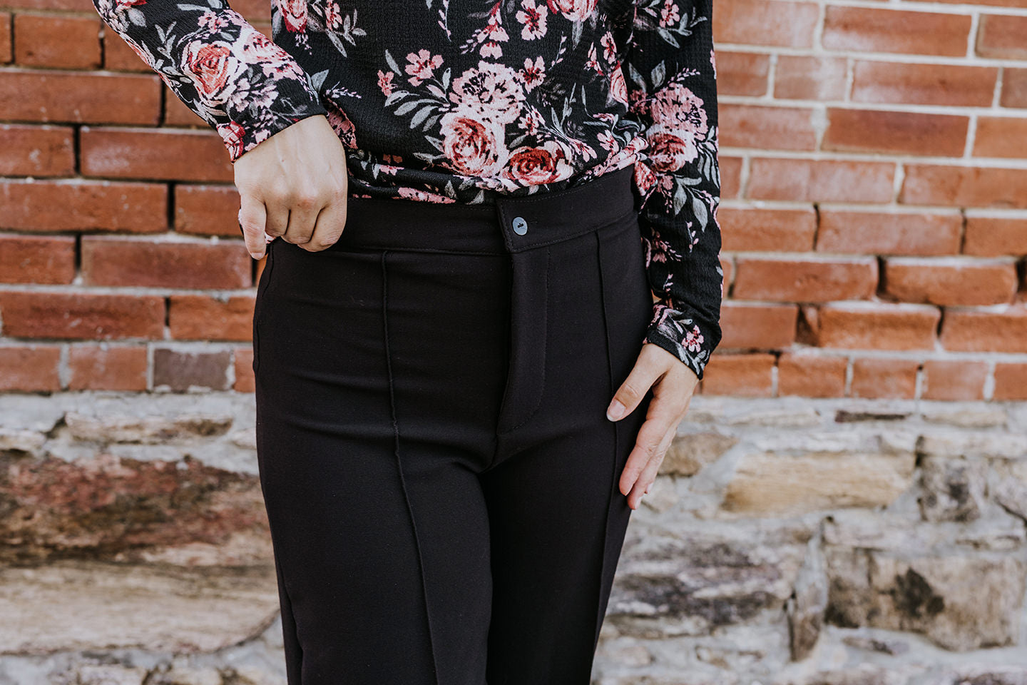 Pantalon Marguerite Noir