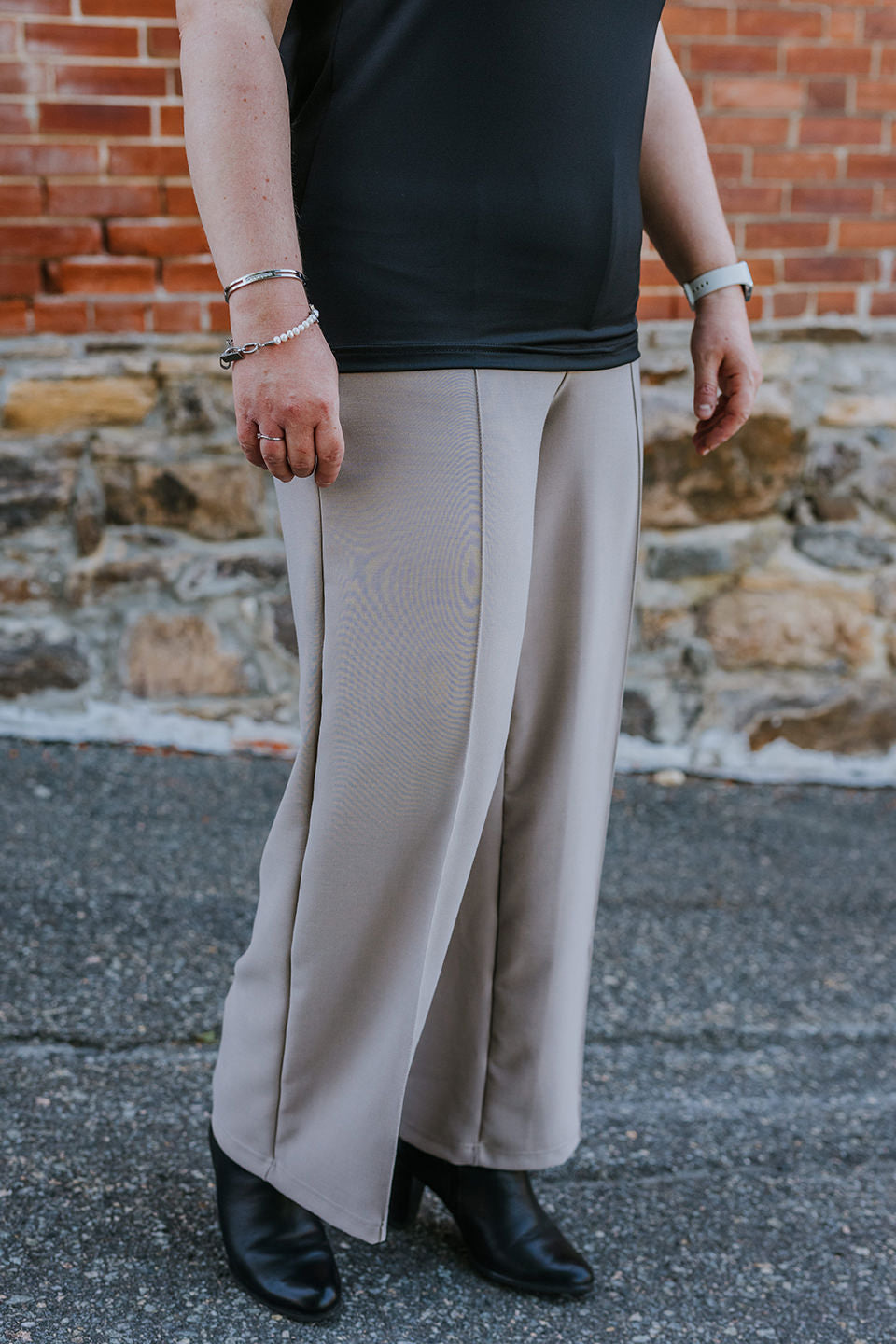 Pantalon Marguerite Sable