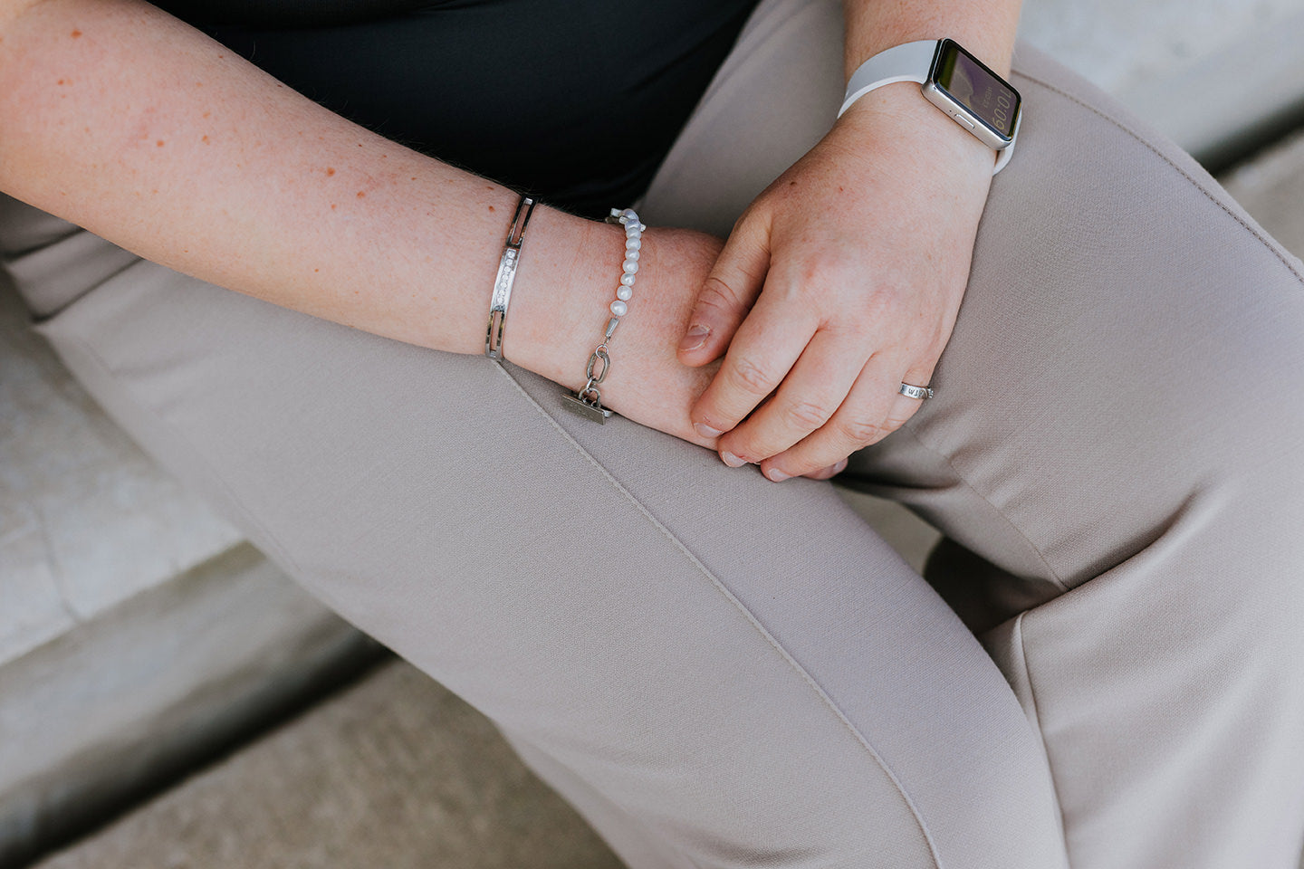 Pantalon Marguerite Sable