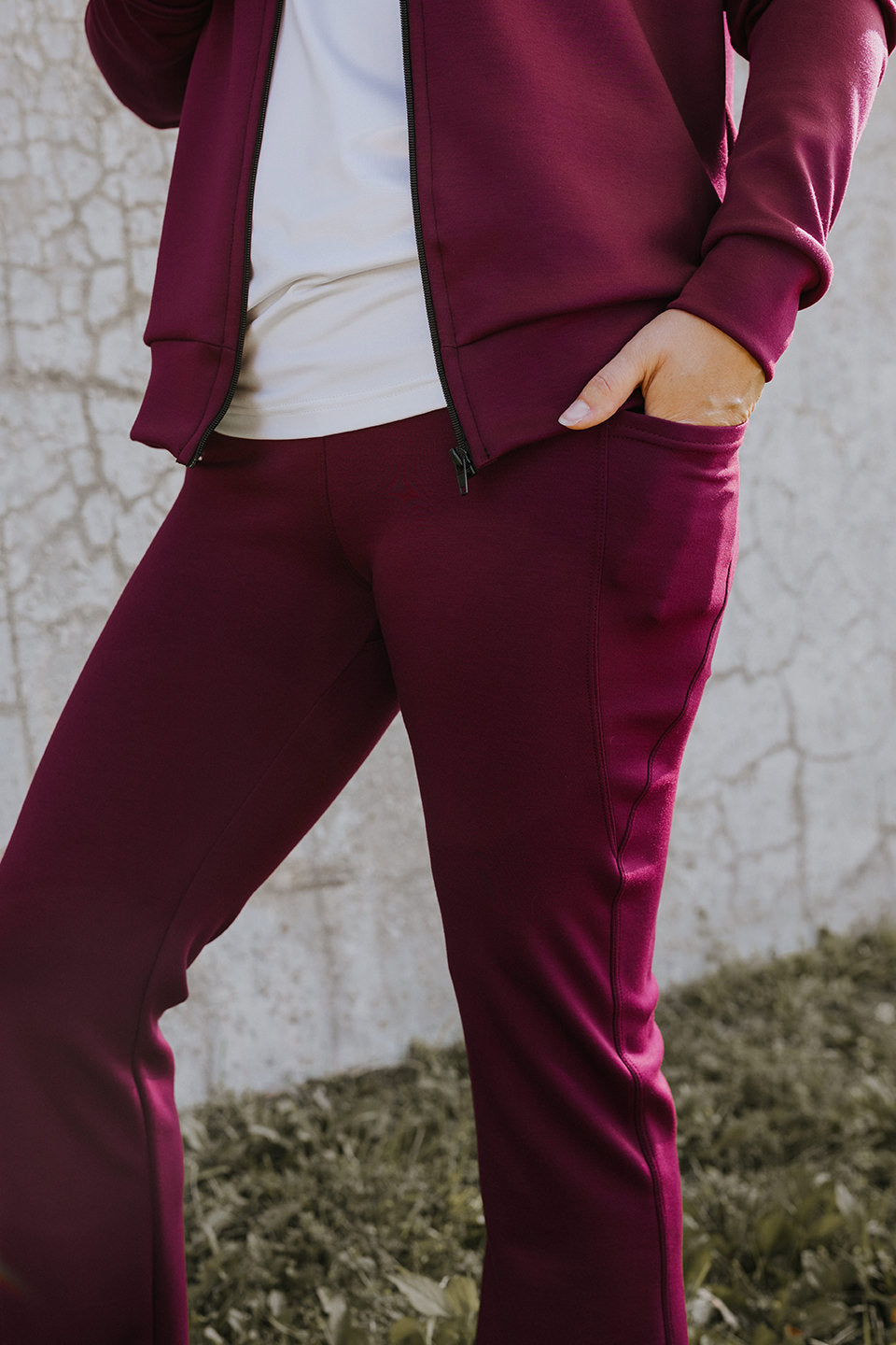 Pantalon Rétro - Wine