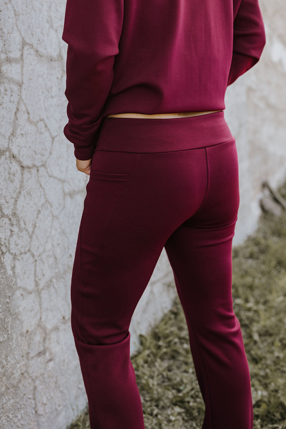 Pantalon Rétro - Wine