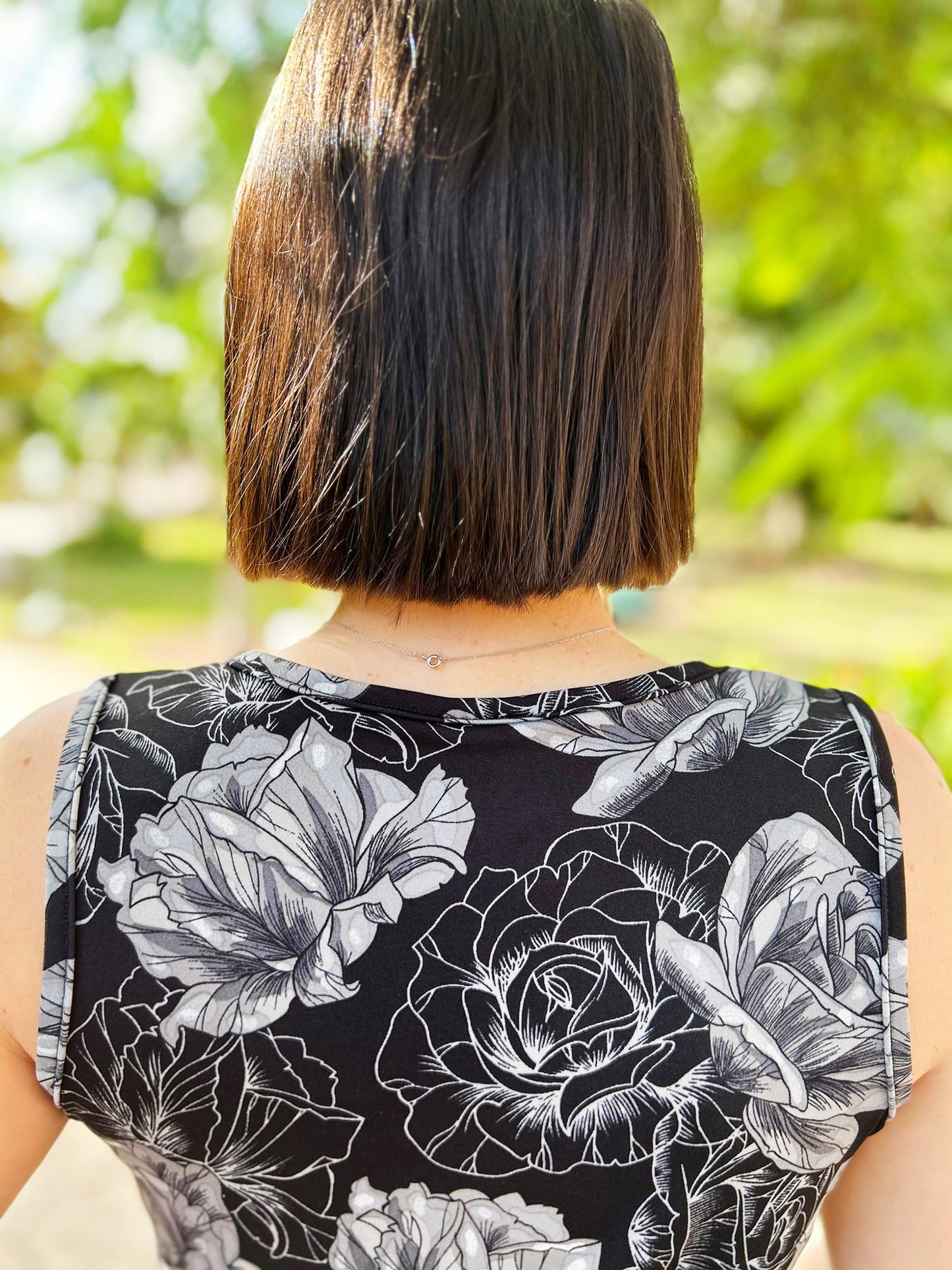 Robe Evelyne - Fleur Grise