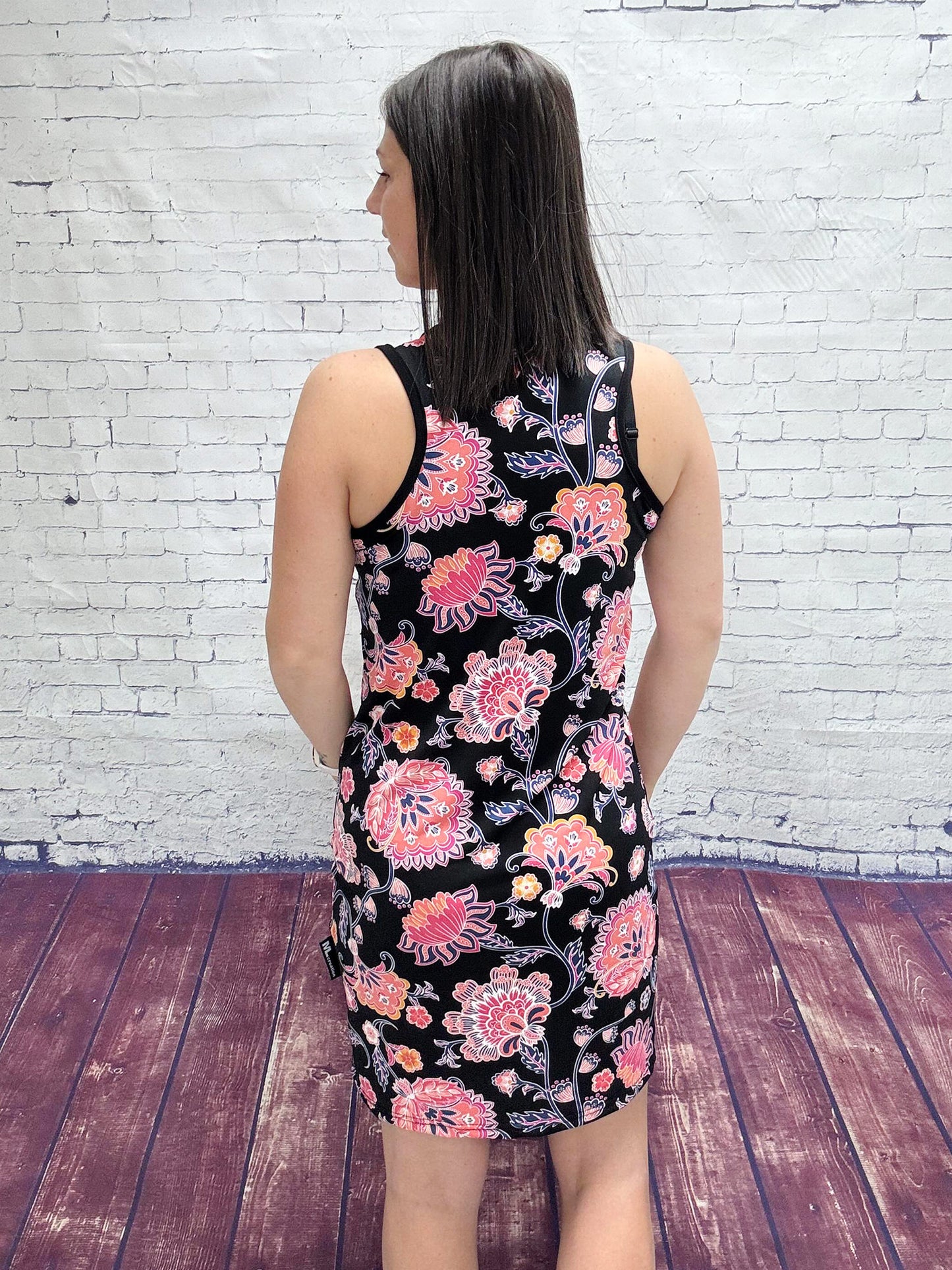 Robe Sylvie - Corail/Bleuté