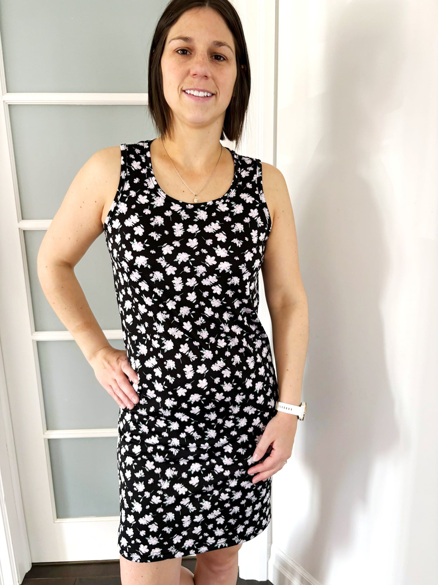 Robe Sylvie-Fleur mauve