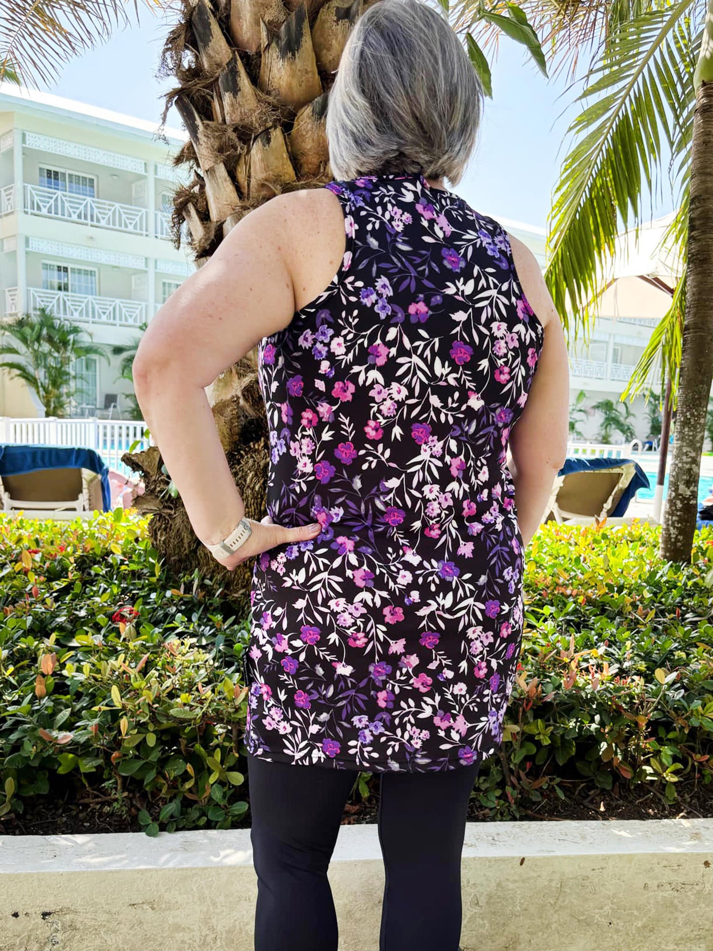 Tunique Sylvie - Fleur Lilas