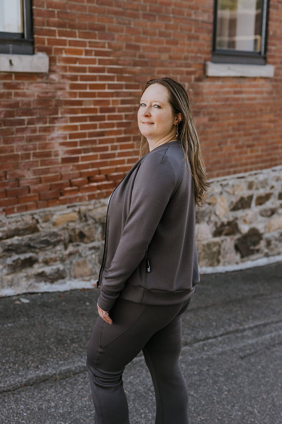 Veste Mi-Laine - Charcoal