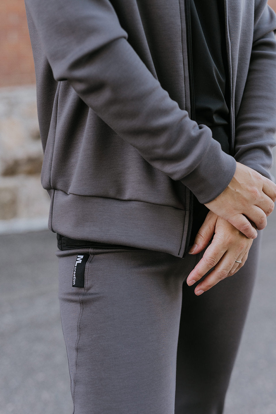 Veste Mi-Laine - Charcoal