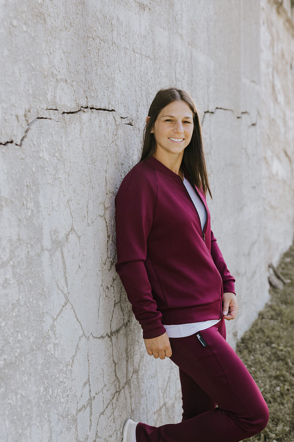 Veste Mi-Laine - Wine
