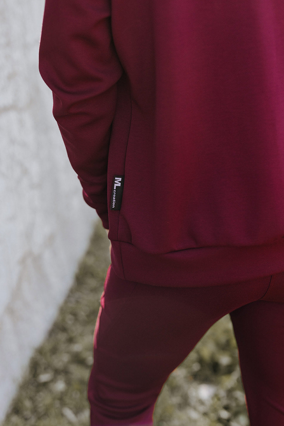 Veste Mi-Laine - Wine