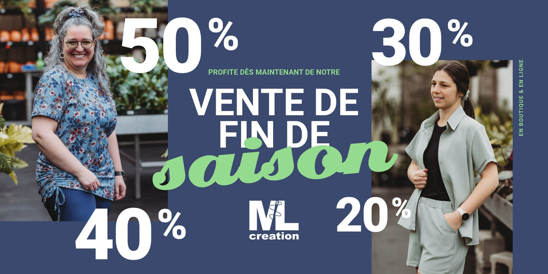 Vente de fin de saison - Été 2026