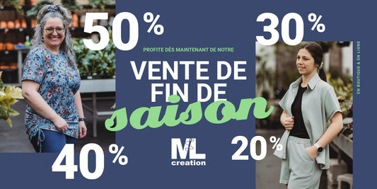 Vente de fin de saison - Été 2026