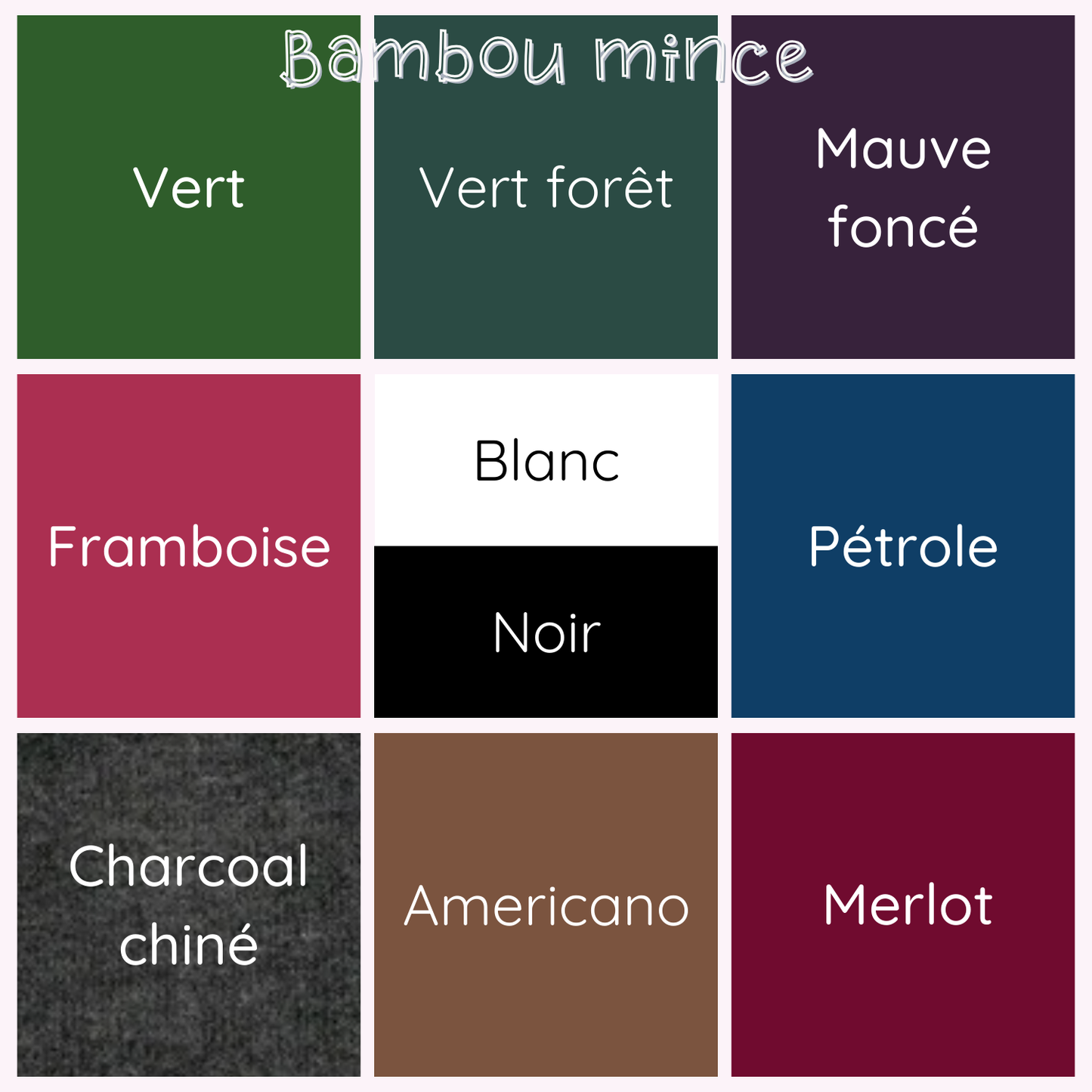 PRÉCOMMANDE - Tunique Sophie manches courtes - Bambou MINCE