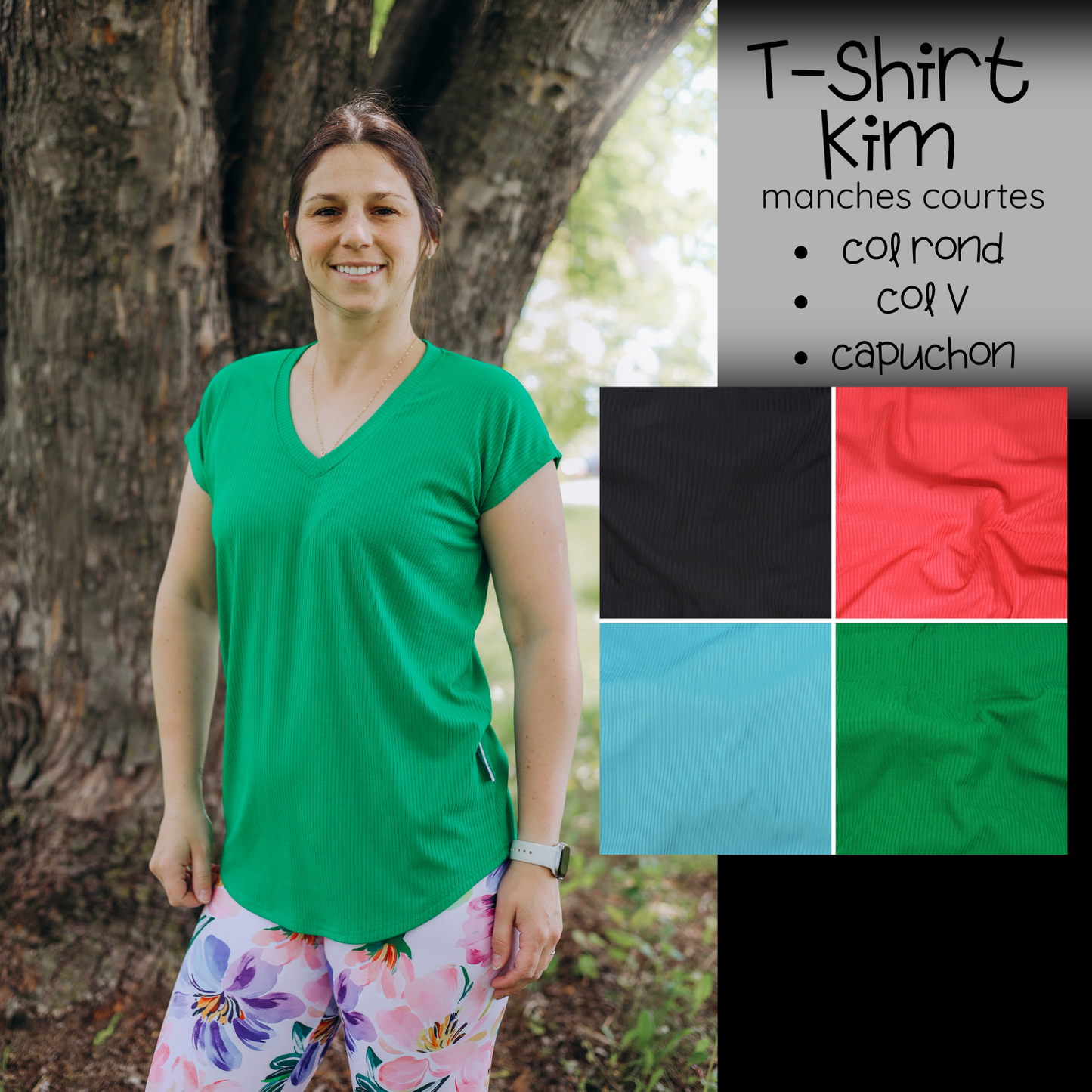 PRÉCOMMANDE - T-shirt Kim - RIB