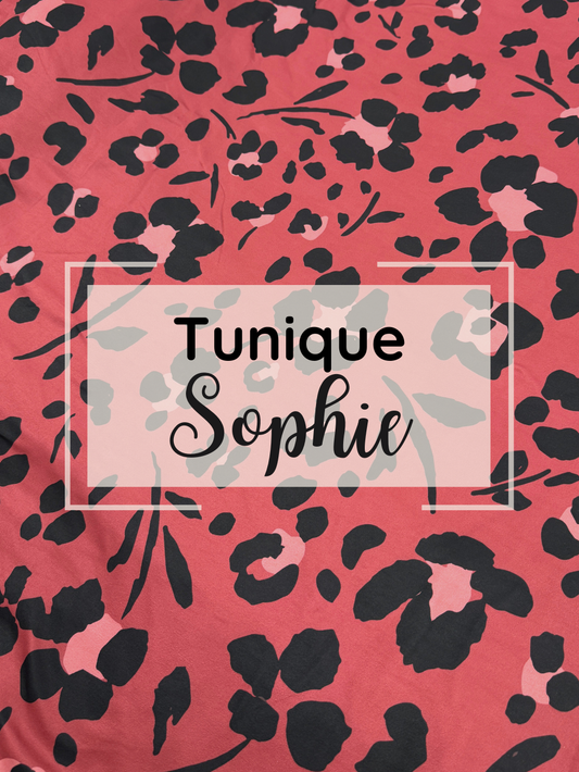 Tunique Sophie - Fleurs Léopard