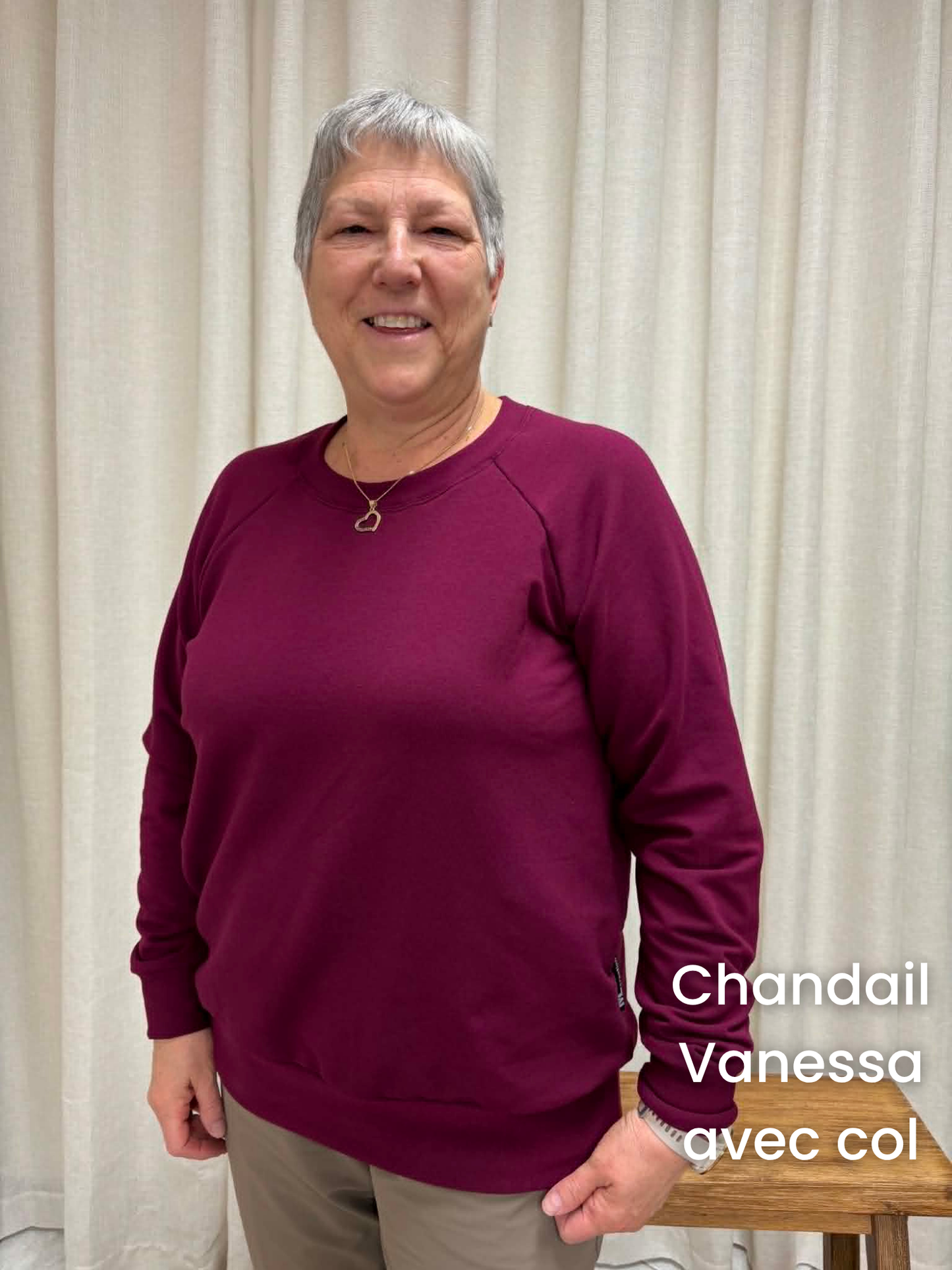 PRÉCOMMANDE - Chandail Vanessa - FRENCH TERRY de bambou