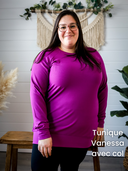 PRÉCOMMANDE - Tunique Vanessa - RIB de bambou