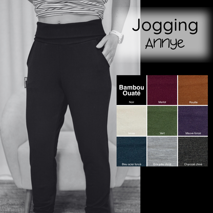 PRÉCOMMANDE - Jogging Annye - Bambou OUATÉ