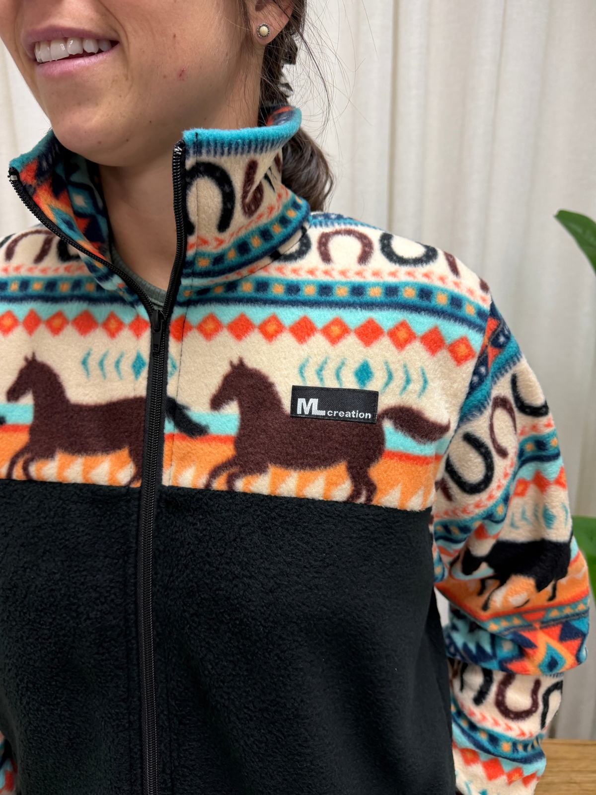 Veste Polar - Chevaux/Fer