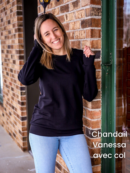 PRÉCOMMANDE - Chandail Vanessa - FRENCH TERRY de bambou