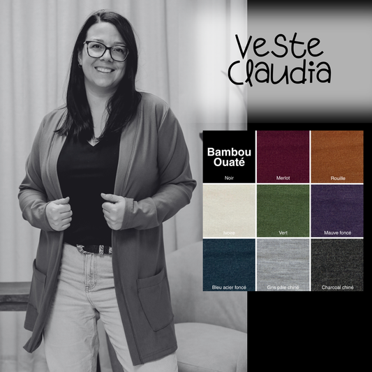 PRÉCOMMANDE - Veste Claudia - Bambou OUATÉ