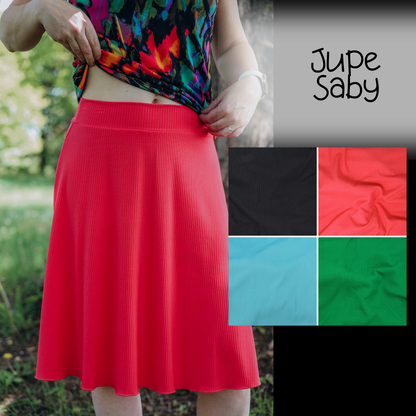 PRÉCOMMANDE - Jupe Saby - RIB