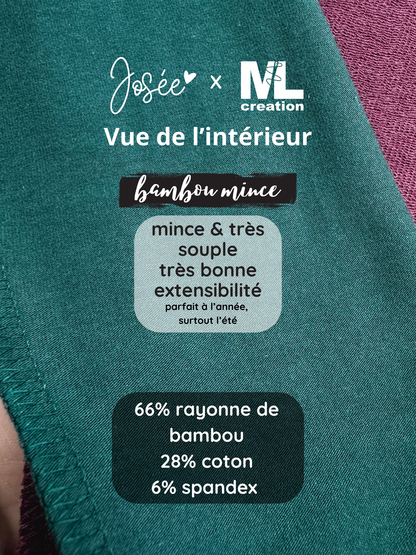 PRÉCOMMANDE - Chandail Kim manches longues - BAMBOU MINCE