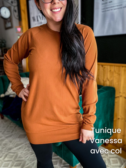 PRÉCOMMANDE - Tunique Vanessa - RIB de bambou