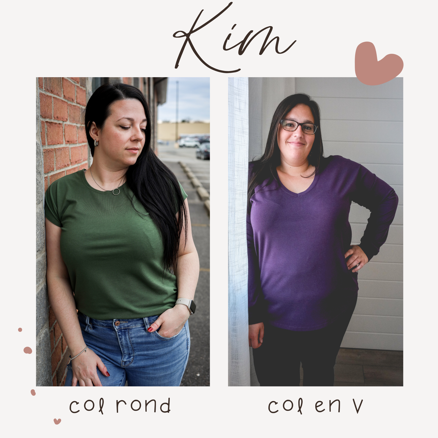 PRÉCOMMANDE - Chandail Kim manches longues - BAMBOU MINCE