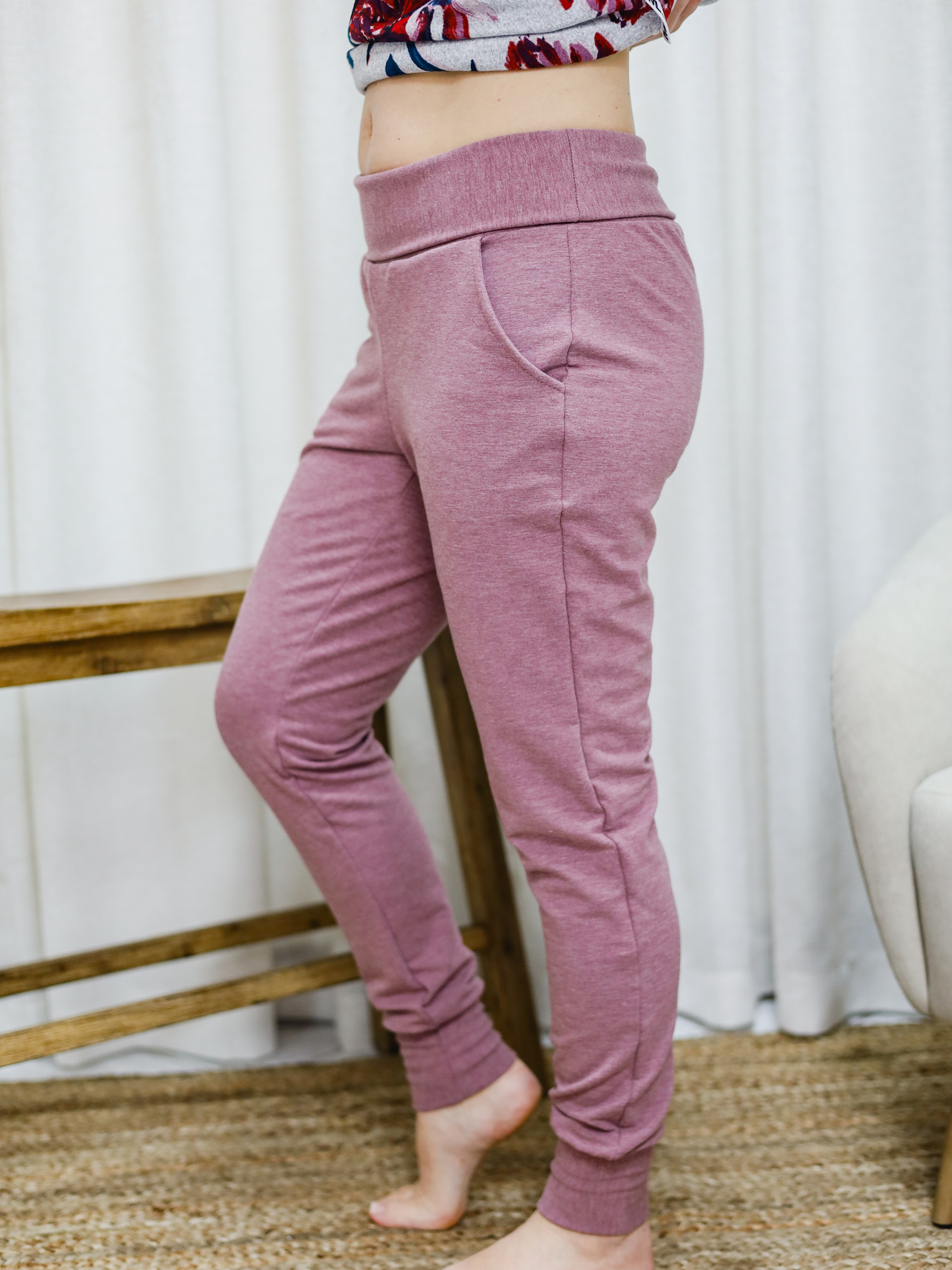 Jogging Annye - Rosebrown chiné