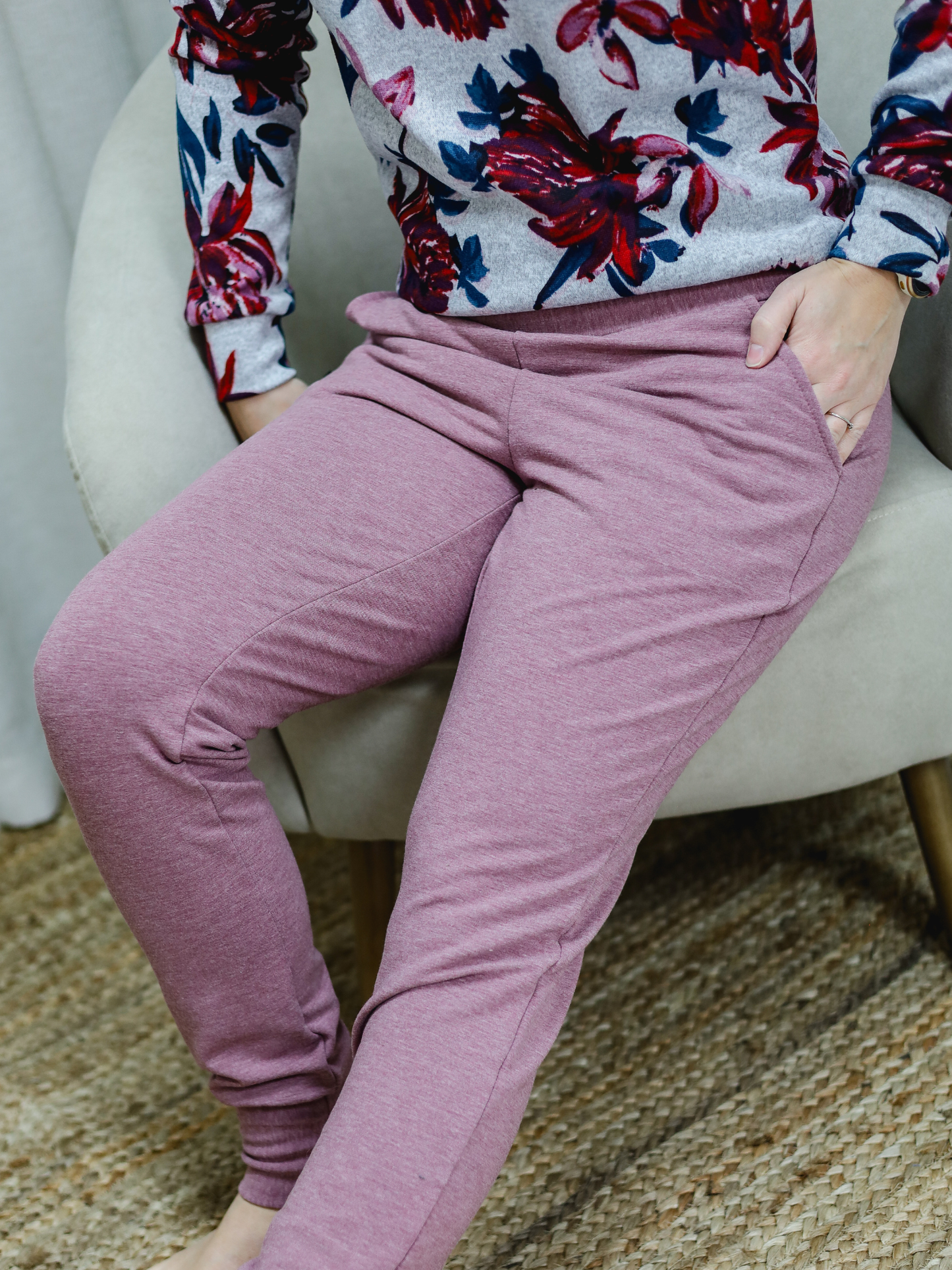 Jogging Annye - Rosebrown chiné